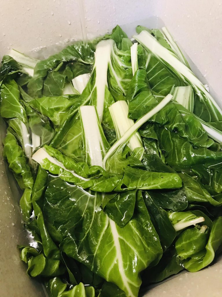 Ricetta Bietole in padella (giri) - passaggio 2