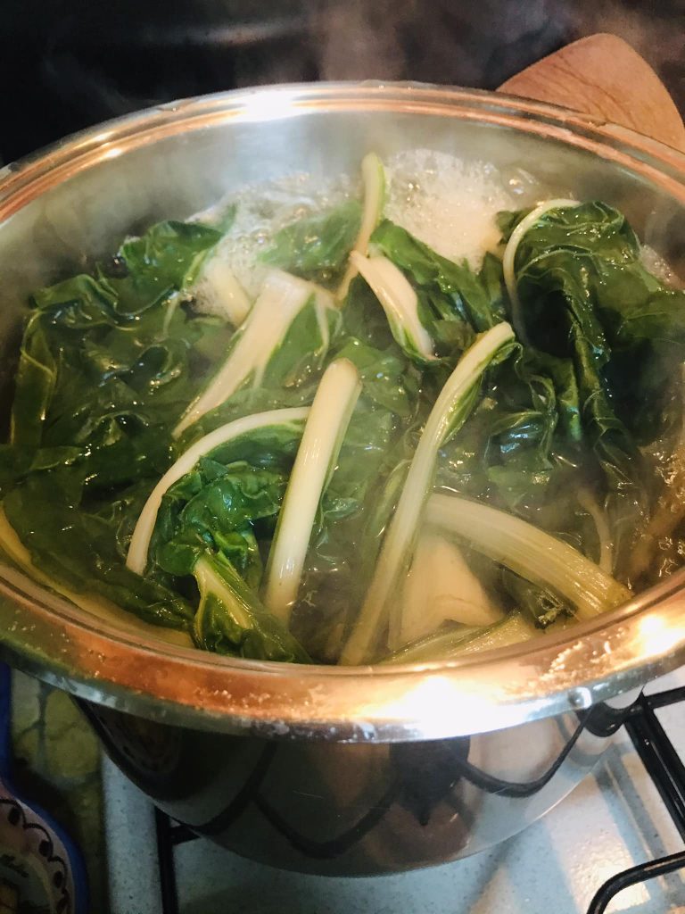 Ricetta Bietole in padella (giri) - passaggio 5