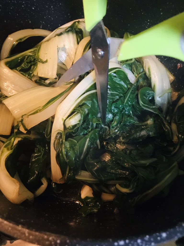 Ricetta Bietole in padella (giri) - passaggio 8