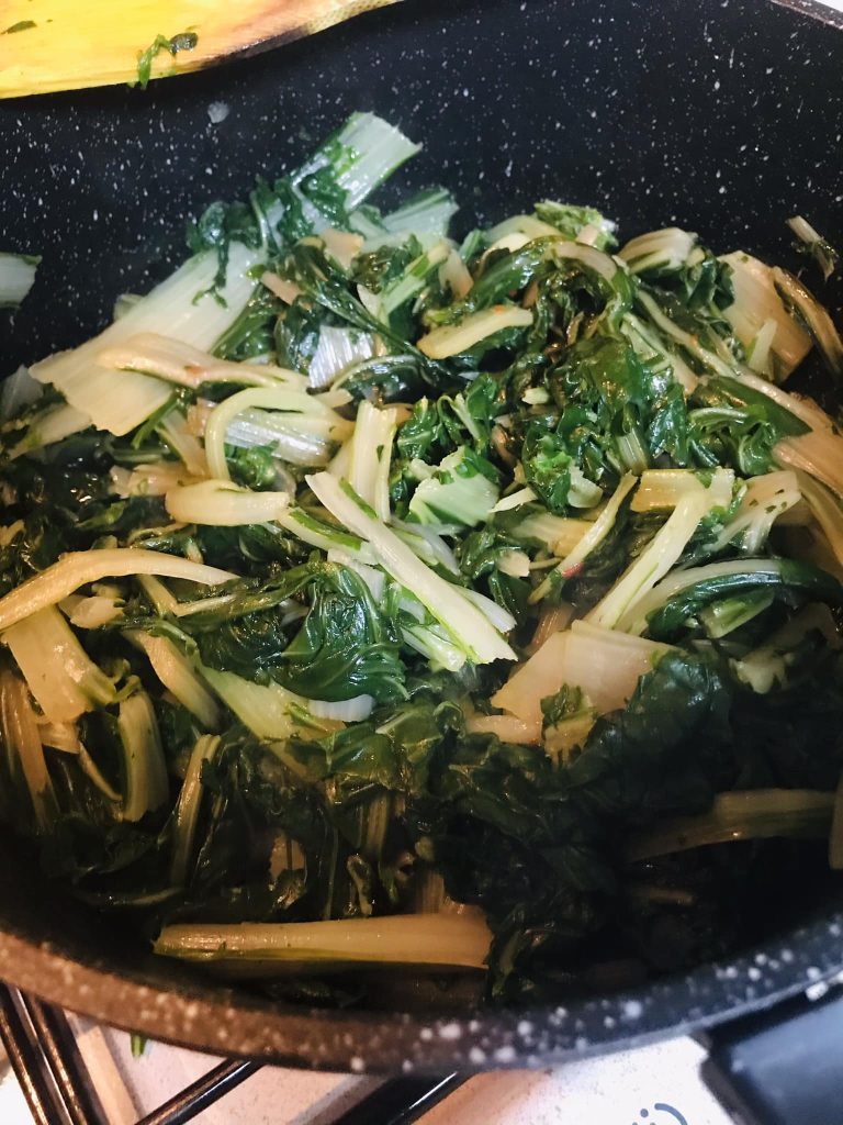Ricetta Bietole in padella (giri) - passaggio 10