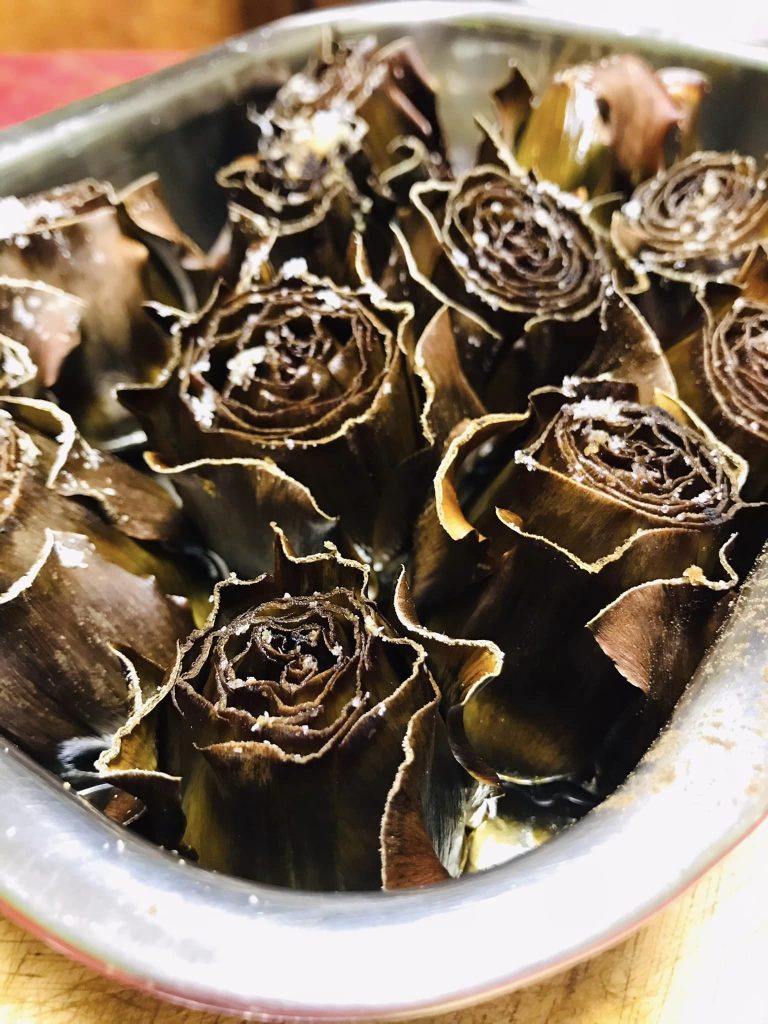 Ricetta Carciofi arrostiti - passaggio 7