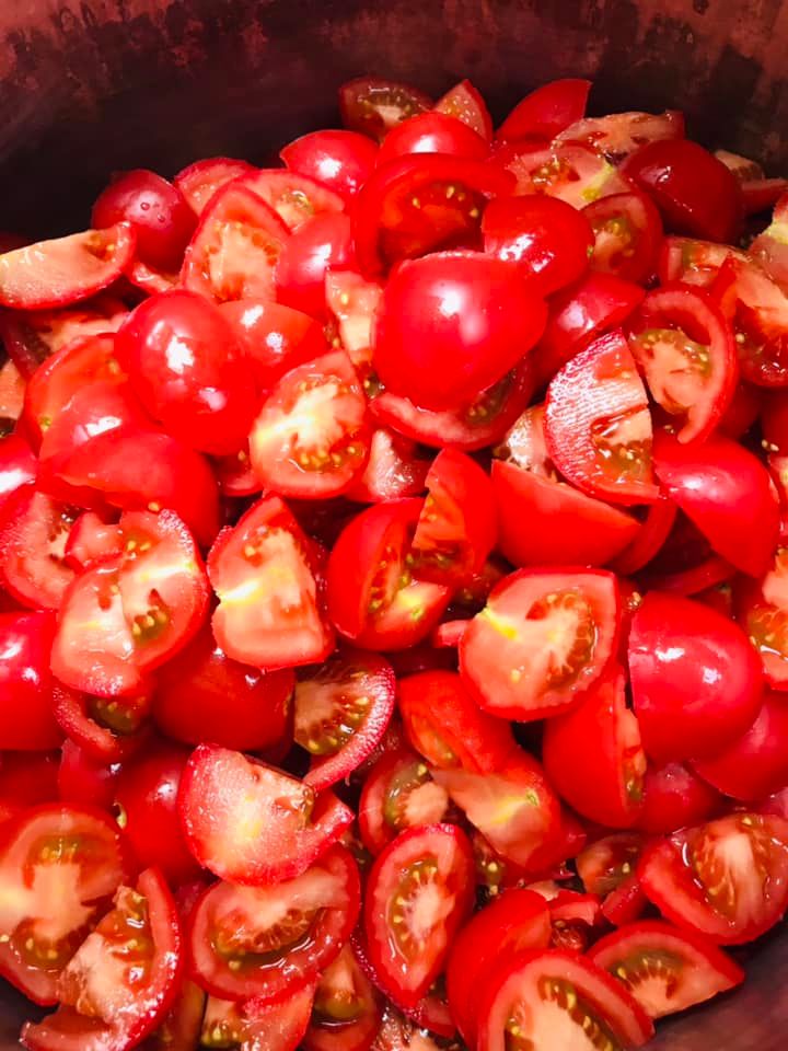Salsa di pomodoro fresco (passata di pomodoro fatta in casa) - passaggio 7