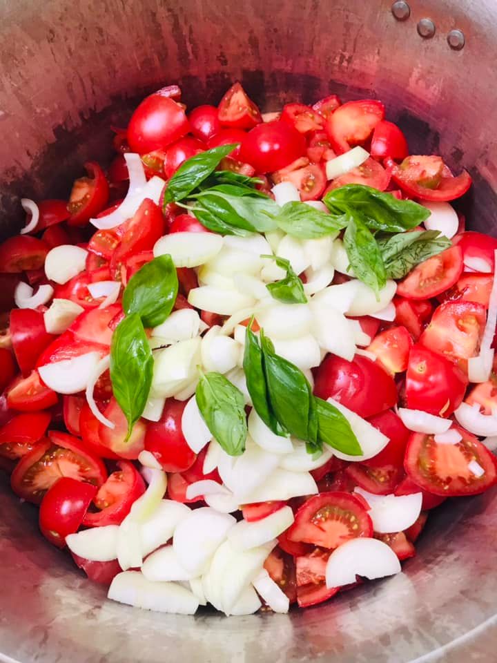 Salsa di pomodoro fresco (passata di pomodoro fatta in casa) - passaggio 8