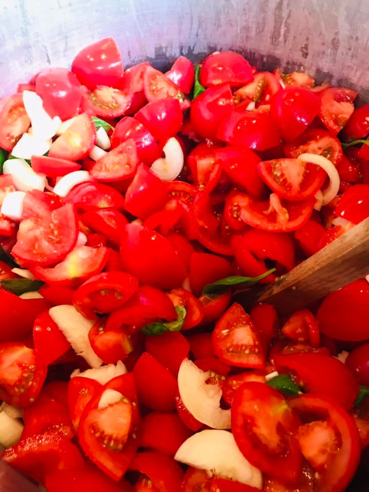 Salsa di pomodoro fresco (passata di pomodoro fatta in casa) - passaggio 9