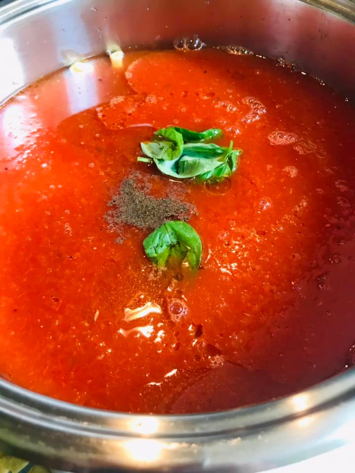 Salsa di pomodoro fresco (passata di pomodoro fatta in casa) - passaggio 21
