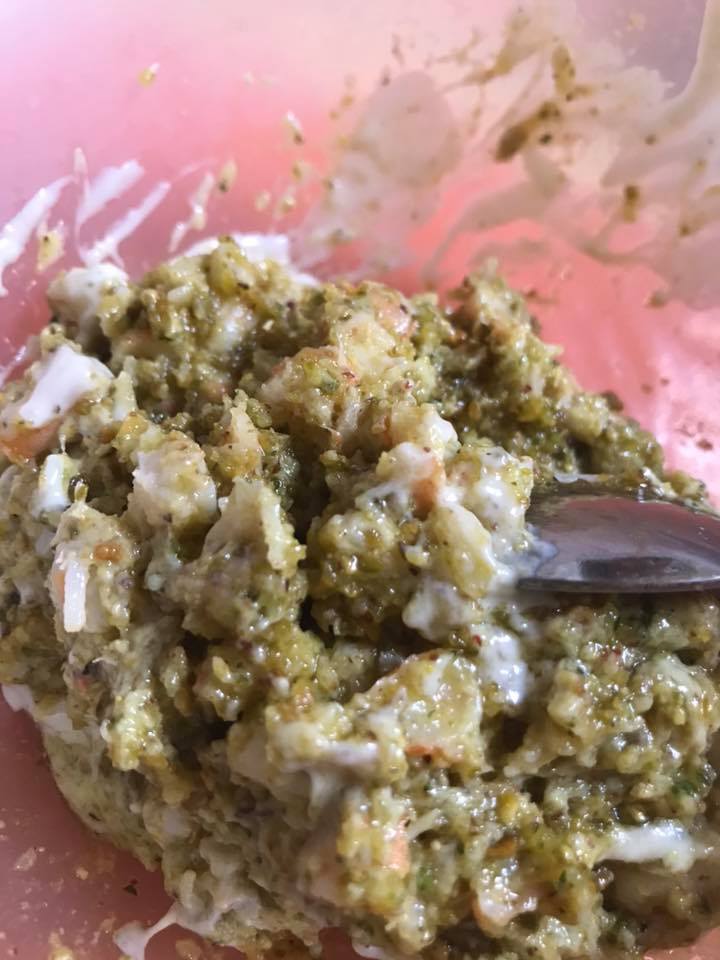 Ricetta Arancina/o al pesto di pistacchio e gamberetti - passaggio 3