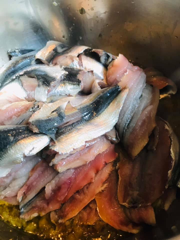 Ricetta (bucatini) Pasta con le sarde al forno - passaggio 8