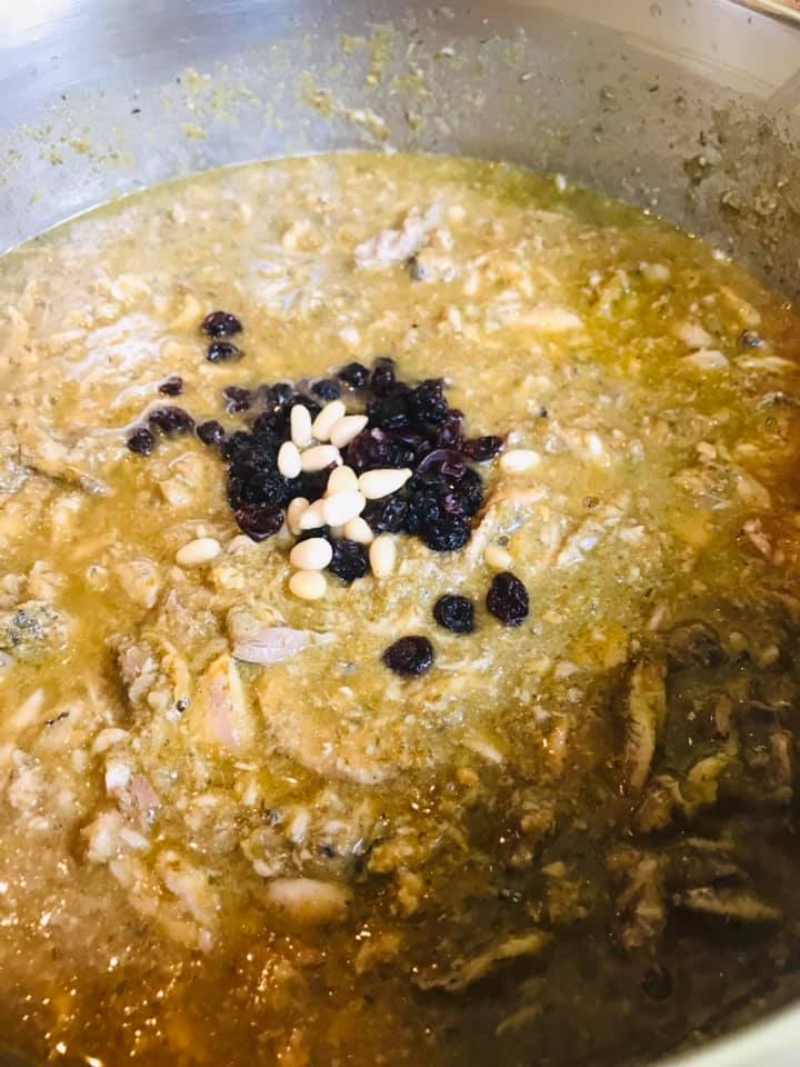 Ricetta (bucatini) Pasta con le sarde al forno - passaggio 12