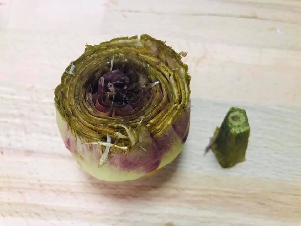 Ricetta Cacuocciuli a viddaniedda (carciofi alla villanella) - passaggio 3