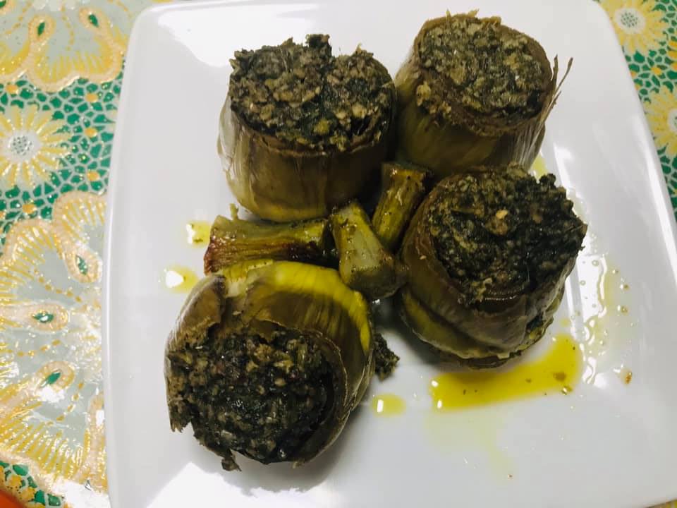 Ricetta Cacuocciuli a viddaniedda (carciofi alla villanella) - passaggio 11