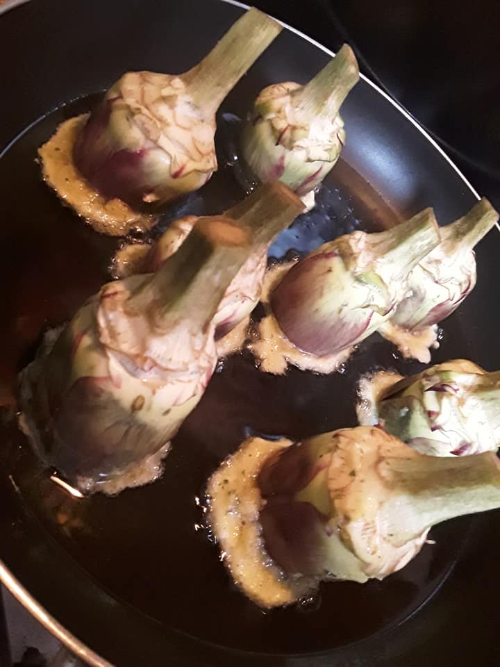 Ricetta Carciofi con la tappa d’uovo al sugo - passaggio 8