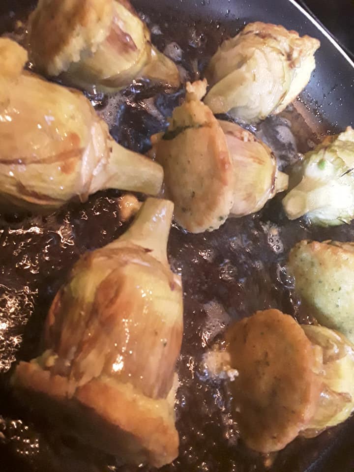 Ricetta Carciofi con la tappa d’uovo al sugo - passaggio 9