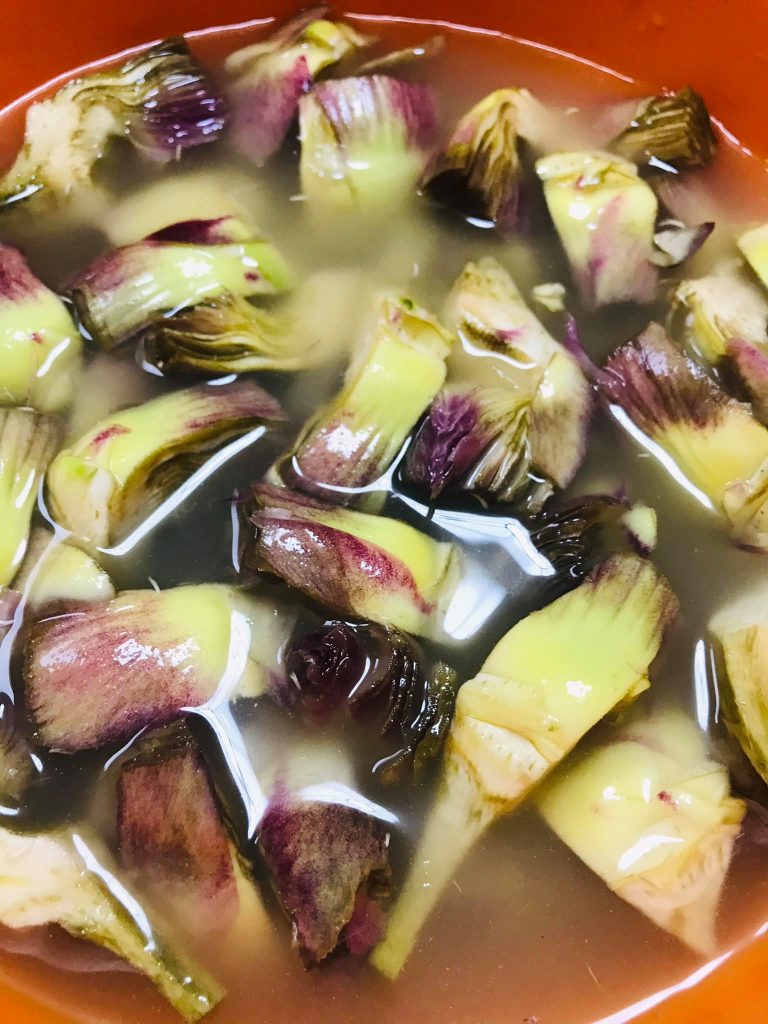 Ricetta Carciofi pastellati saporiti - passaggio 6
