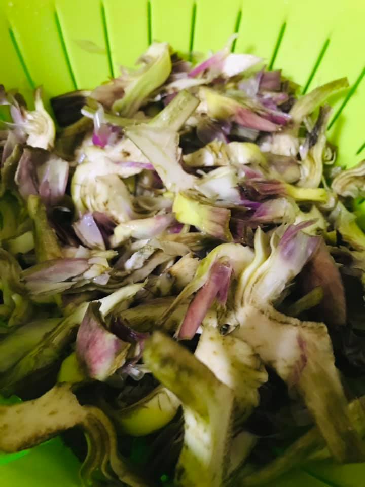 Ricetta Casarecce con Pesto di Pistacchio e Carciofi - passaggio 2
