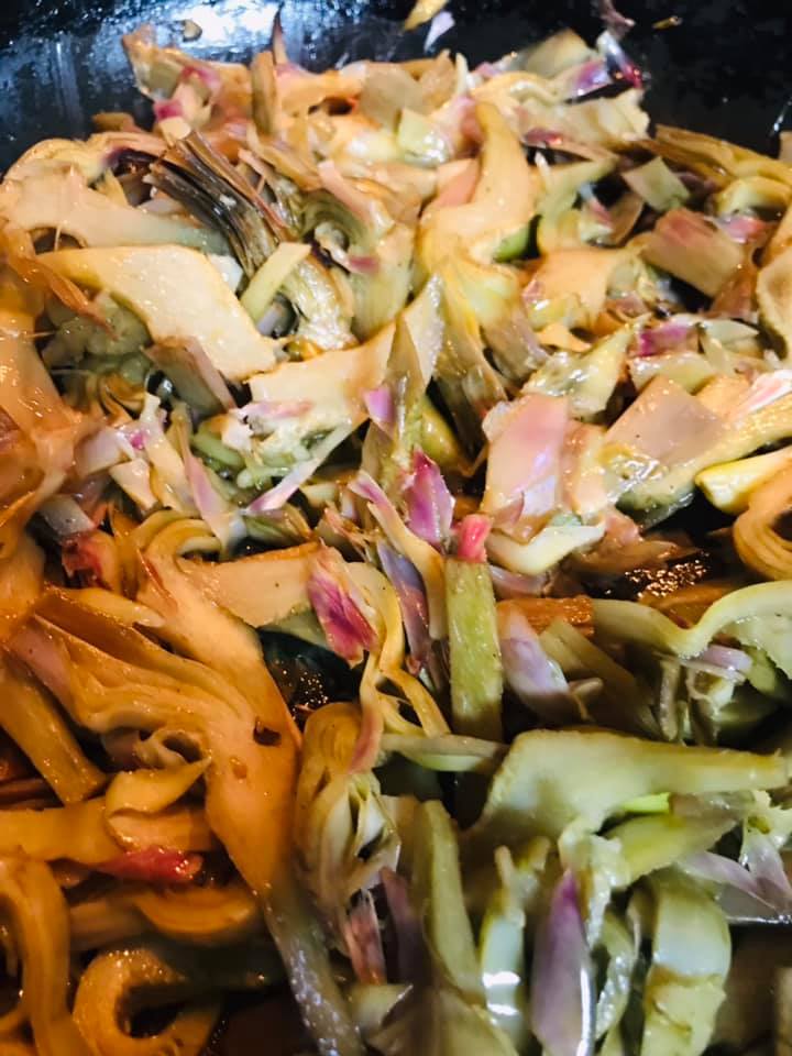 Ricetta Casarecce con Pesto di Pistacchio e Carciofi - passaggio 7