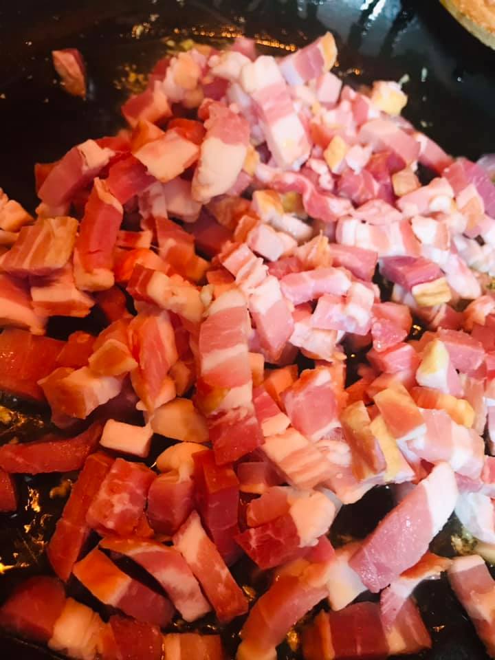 Ricetta Caserecce zucchine e pancetta cremosa - passaggio 3
