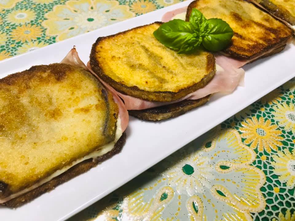 Ricetta Cordon bleu di melanzane viola (tunisine)
