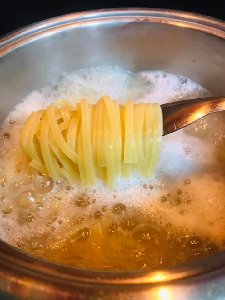 Ricetta Fettuccine con vongole - passaggio 11