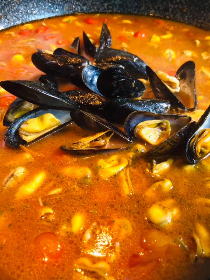 Ricetta Fettucine con le cozze - passaggio 14