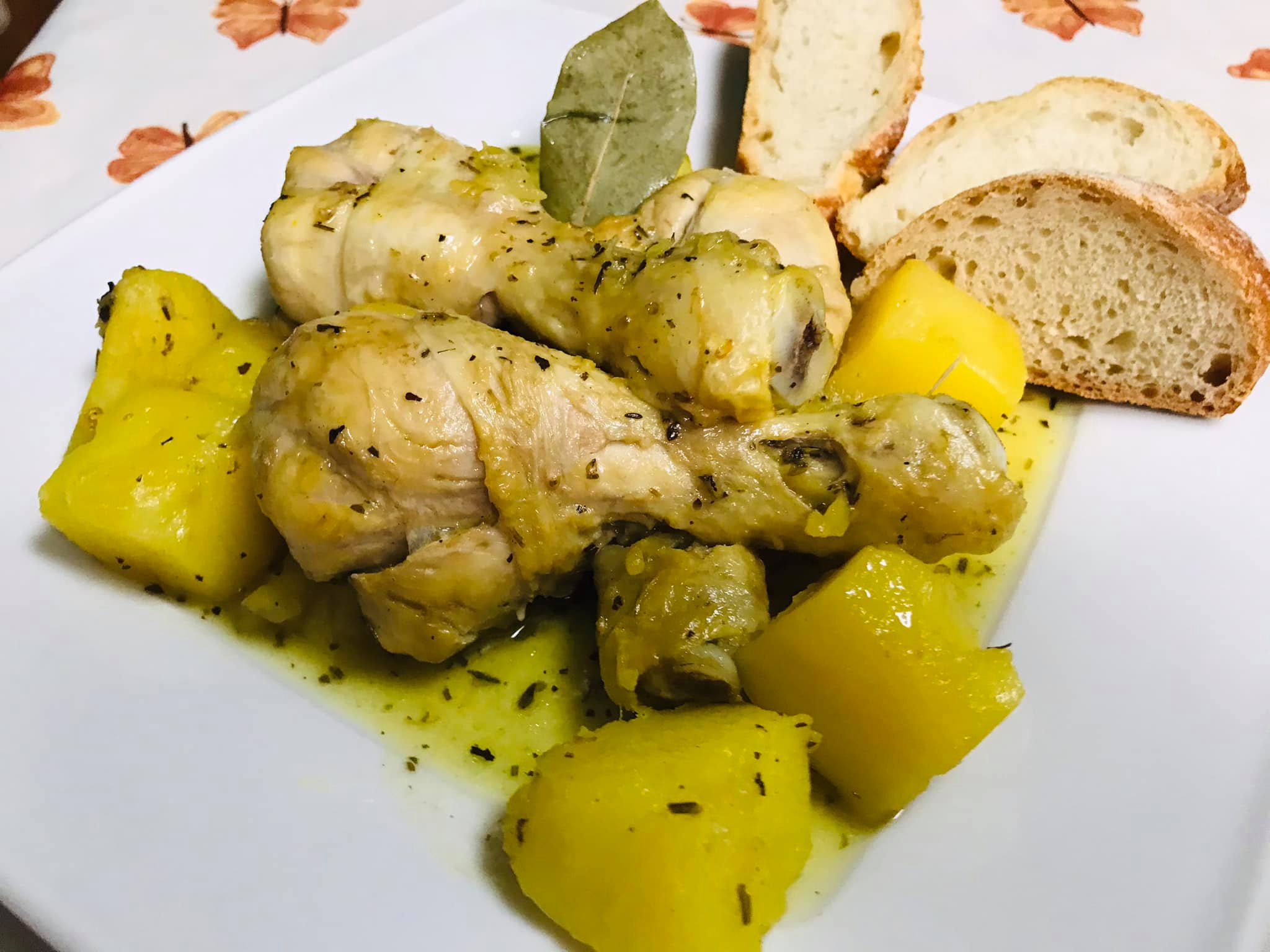 Ricetta Fusi di pollo con patate (aggrassato a Palermo)