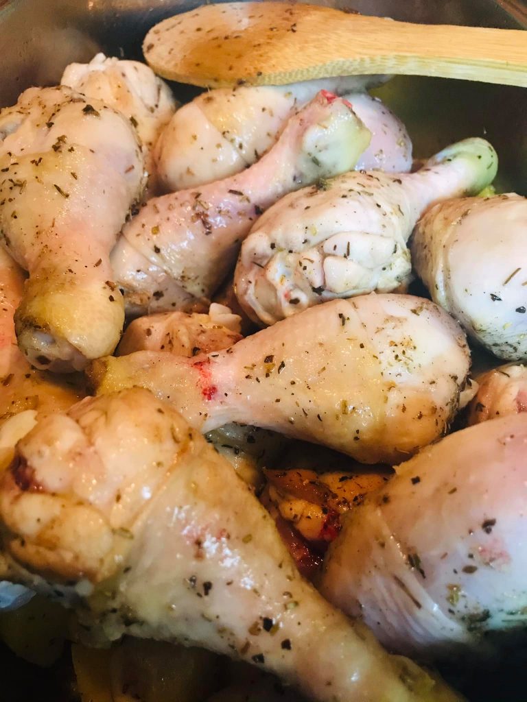 Ricetta Fusi di pollo con patate (aggrassato a Palermo) - passaggio 10