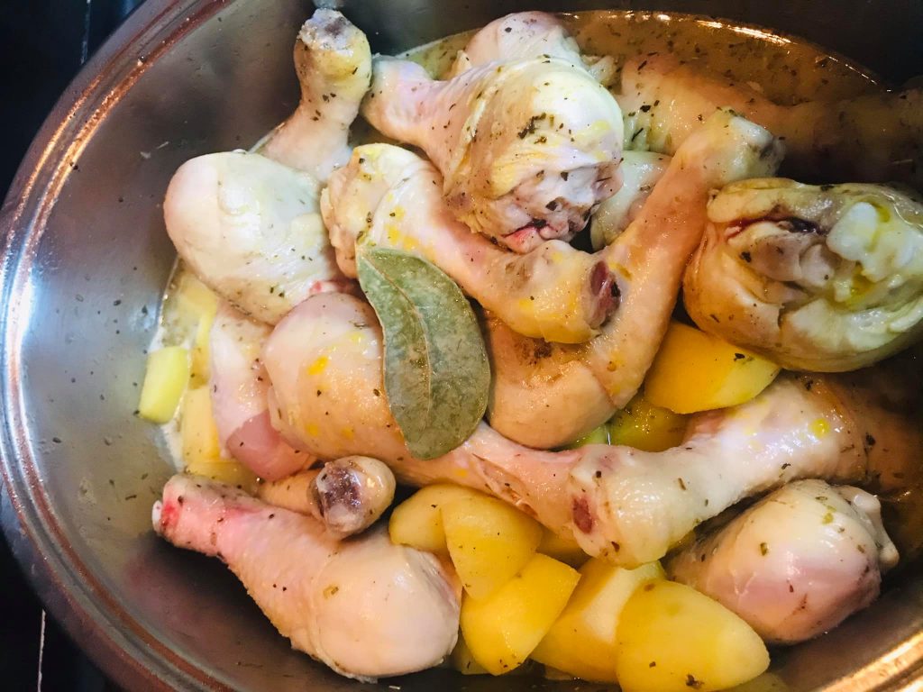 Ricetta Fusi di pollo con patate (aggrassato a Palermo) - passaggio 13
