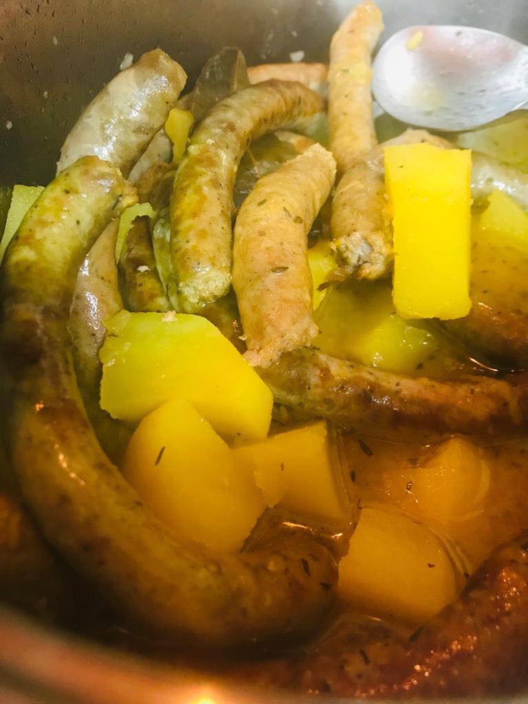 Ricetta Fusi di pollo con patate (aggrassato a Palermo) - passaggio 15