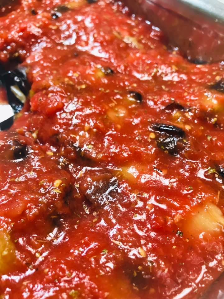 Ricetta Involtini di melanzane alla pizzaiola - passaggio 7