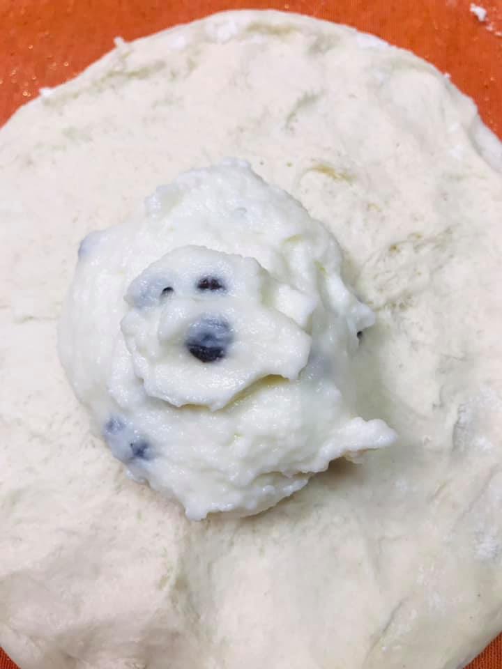 Ricetta Iris fritta con la ricotta - passaggio 9