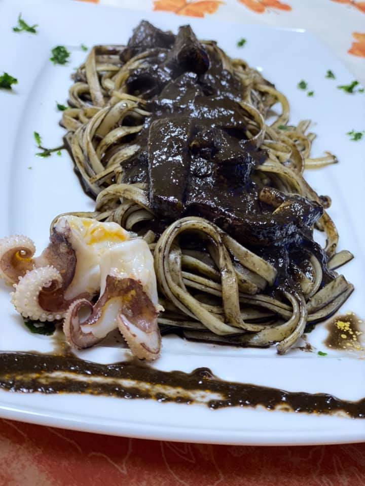 Ricetta Linguine al nero di seppia