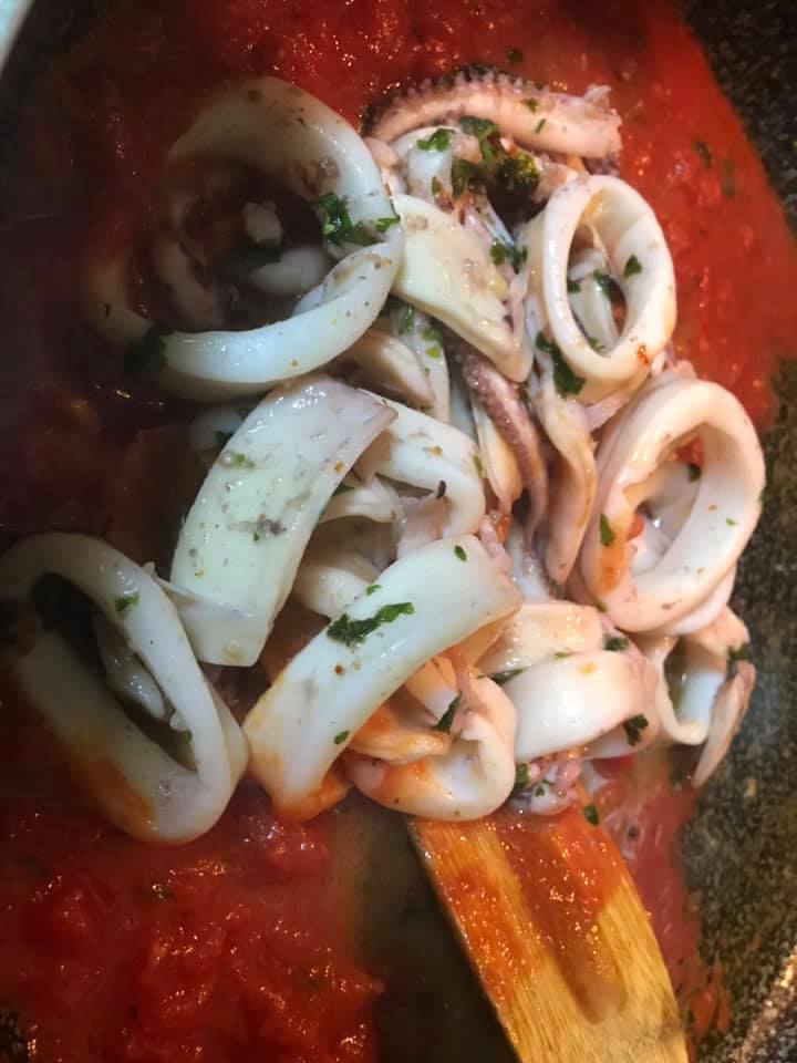 Ricetta Pasta la “Calamarata” - passaggio 11