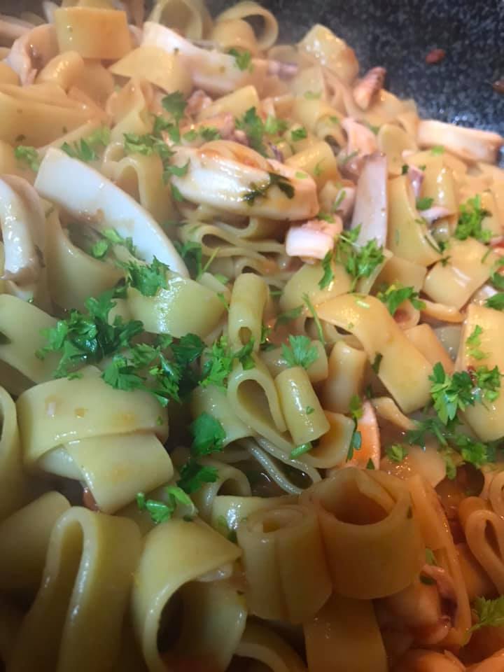 Ricetta Pasta la “Calamarata” - passaggio 16