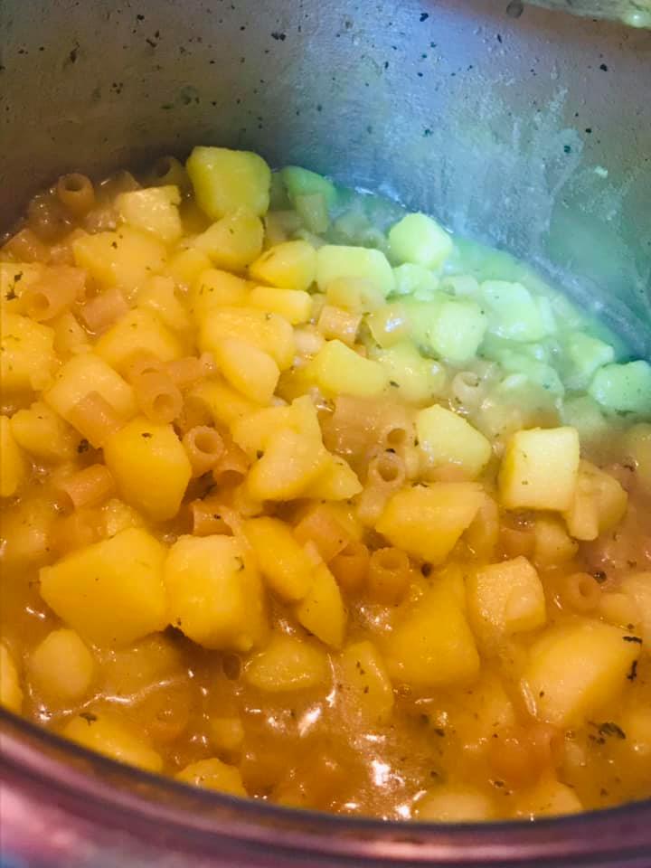 Ricetta Pasta con patate cremosa - passaggio 11