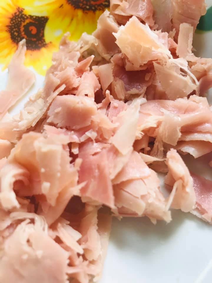 Ricetta Penne piselli, prosciutto cotto e salsiccia - passaggio 4