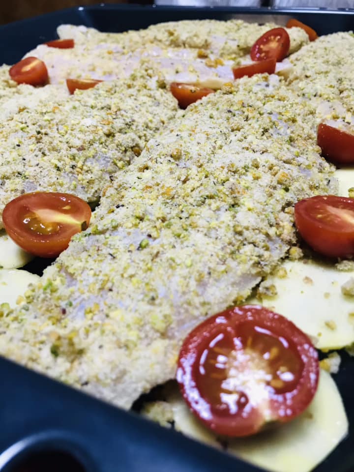 Ricetta Pesce persico con patate al forno (o pangasio) - passaggio 19