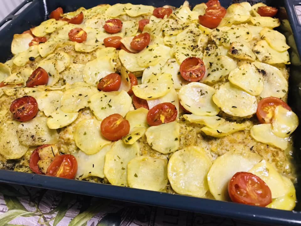 Ricetta Pesce persico con patate al forno (o pangasio) - passaggio 23