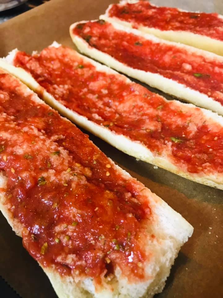 Ricetta Pizza baguette - passaggio 5