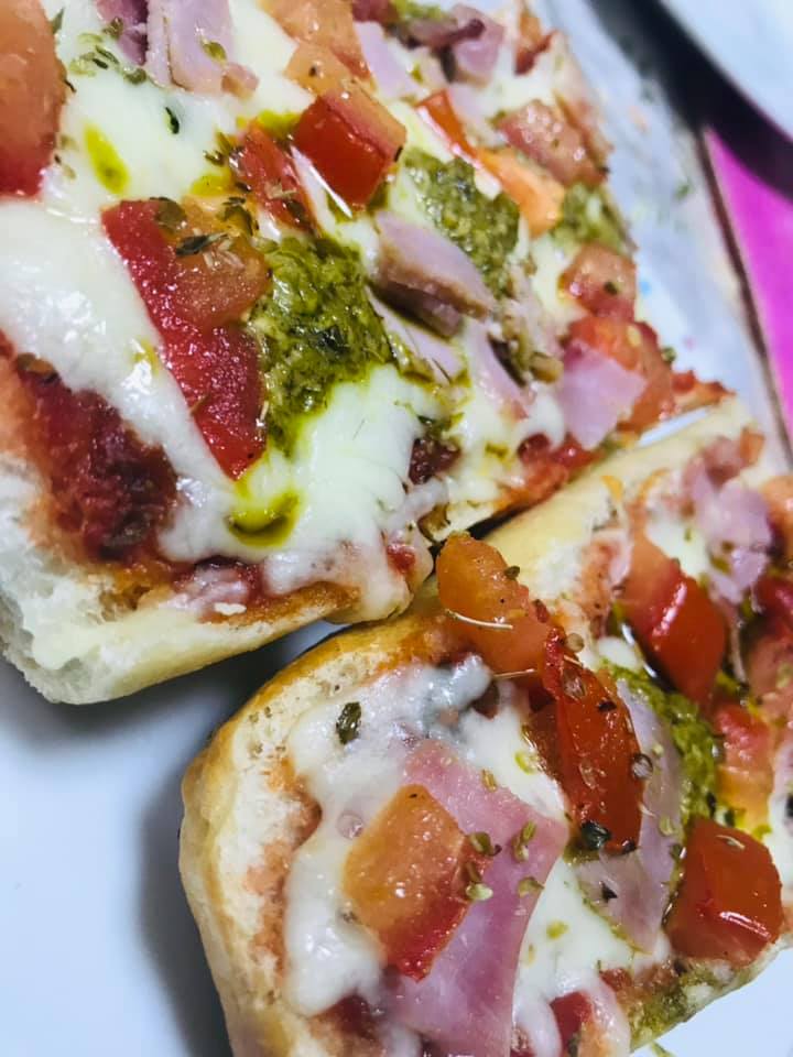 Ricetta Pizza baguette - passaggio 11