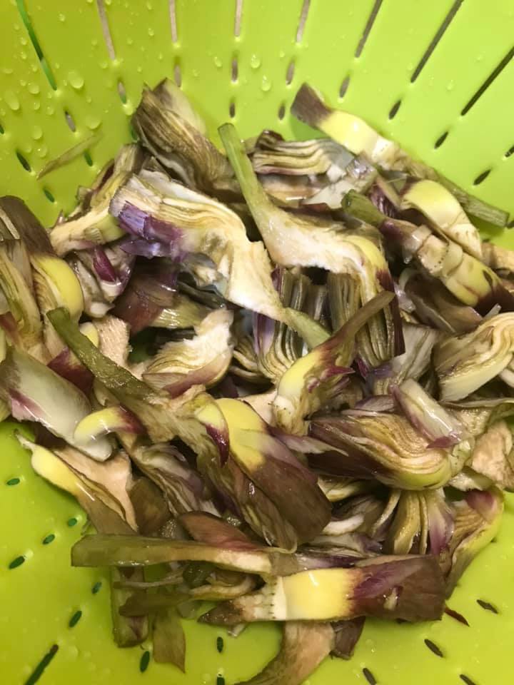 Ricetta Portafogli di Crepes Salate Filante ai Carciofi (o Funghi) - passaggio 4