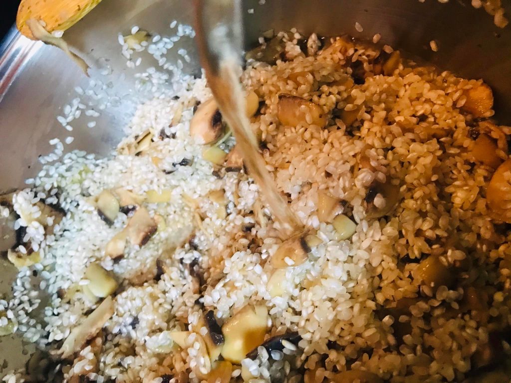 Ricetta Risotto ai funghi - passaggio 8