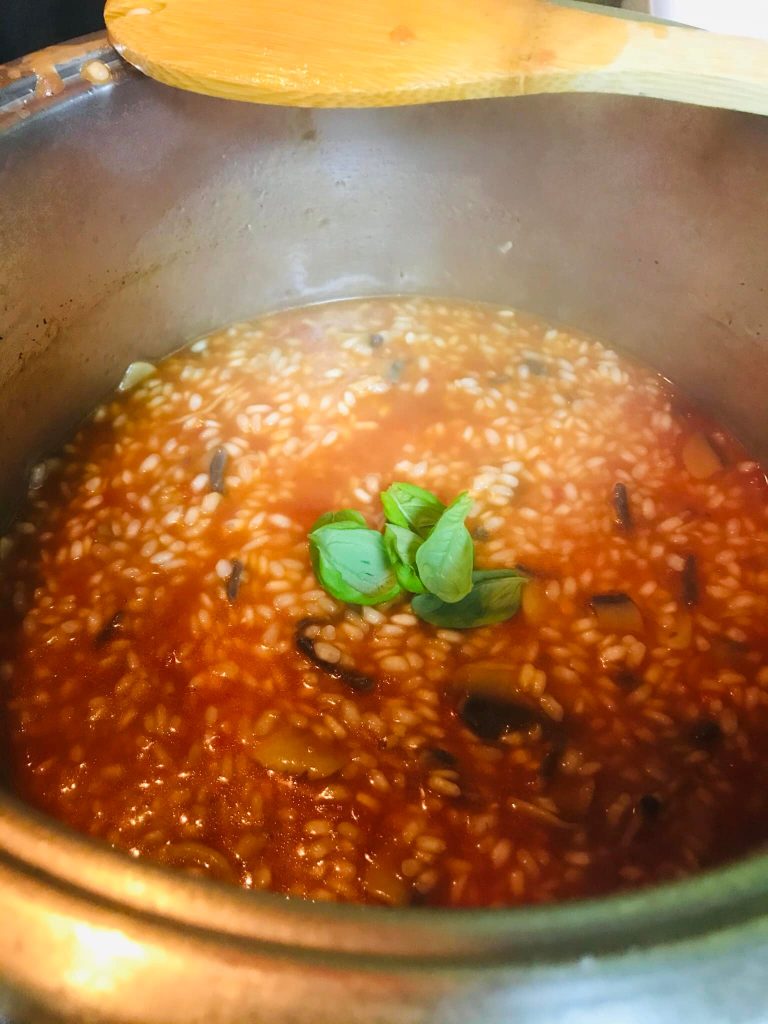 Ricetta Risotto ai funghi - passaggio 10