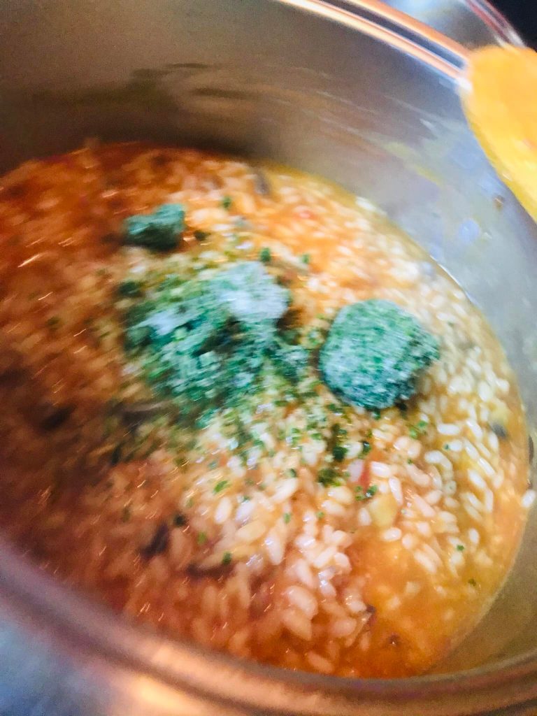 Ricetta Risotto ai funghi - passaggio 12