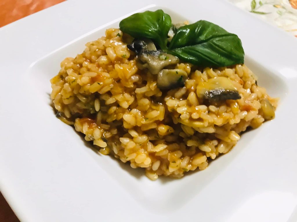 Ricetta Risotto ai funghi - passaggio 13