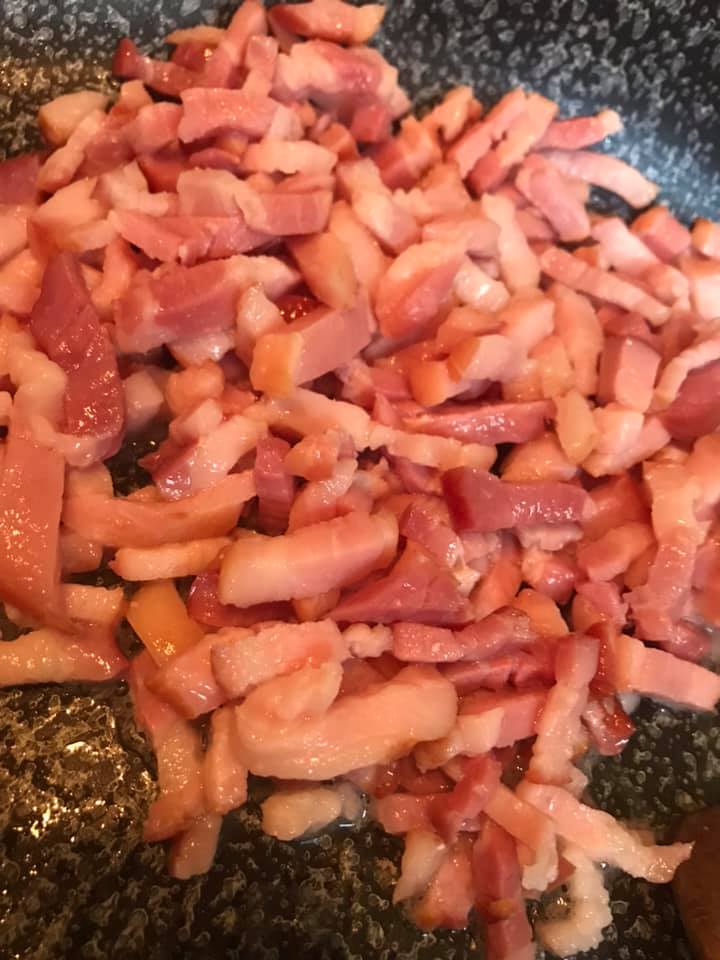 Ricetta Risotto con la zucca, bacon affumicato e salsiccia - passaggio 3