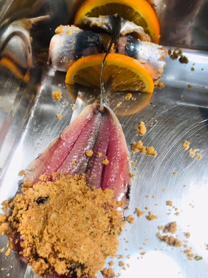 Ricetta Sarde a beccafico alla palermitana - passaggio 11