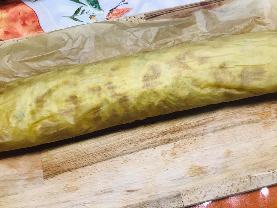 Ricetta Rotolo di zucchine con prosciutto cotto e mozzarella - passaggio 16
