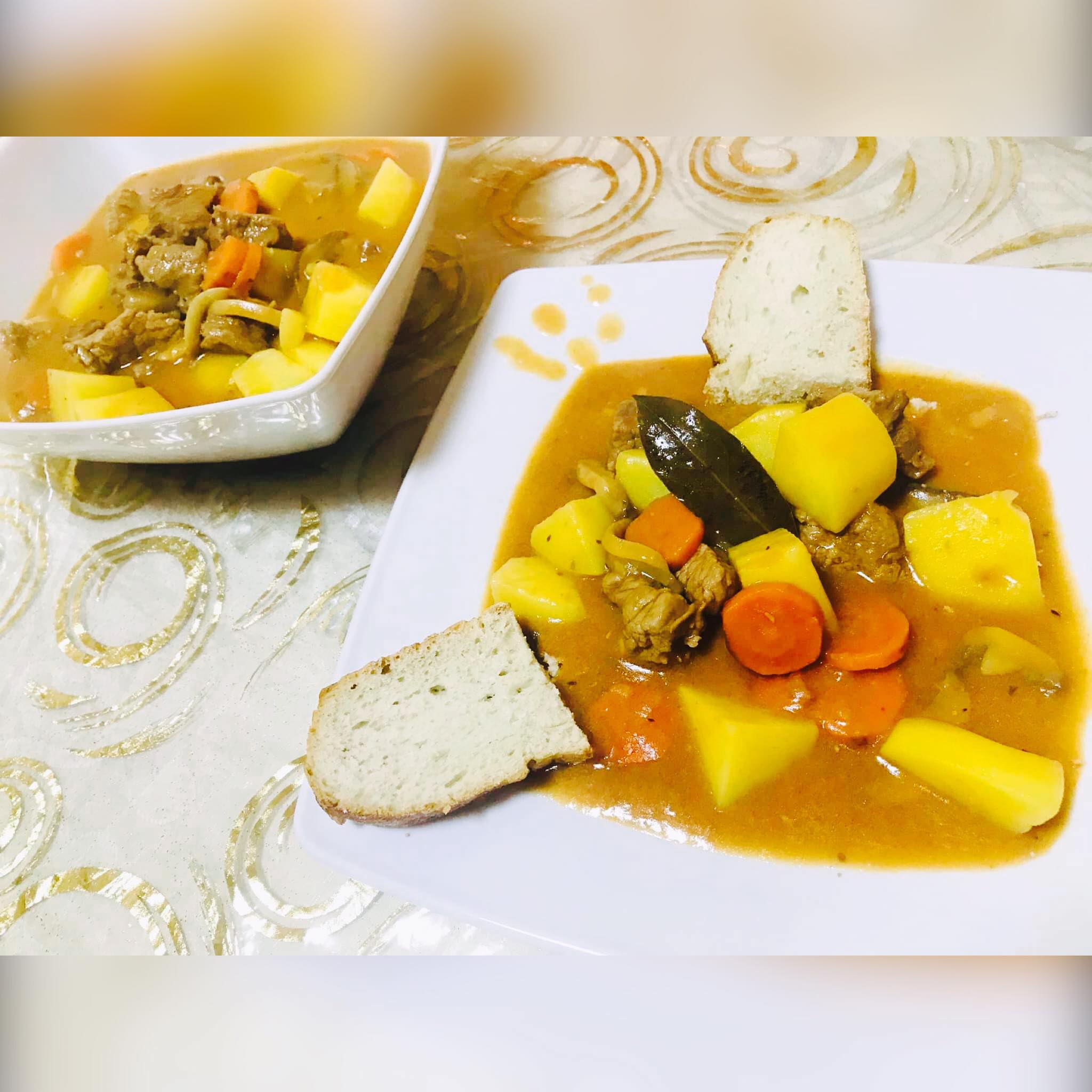 Ricetta Spezzatino di manzo (o vitello) con patate cremoso
