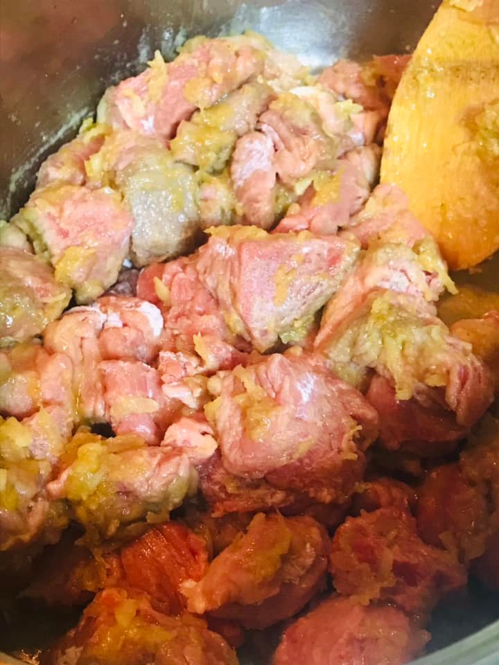 Ricetta Spezzatino di manzo (o vitello) con patate cremoso - passaggio 8